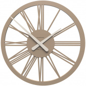 Zegar ścienny Tarquinio CalleaDesign caffelatte 10-114-14