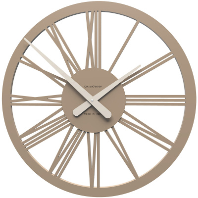 Zegar ścienny Tarquinio CalleaDesign caffelatte 10-114-14