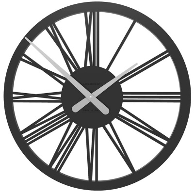 Zegar ścienny Tarquinio CalleaDesign czarny 10-114-05