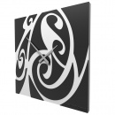 Zegar ścienny Tribal CalleaDesign czarny 10-206-05