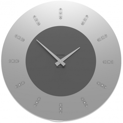 Zegar ścienny Vivyan Swarovski CalleaDesign aluminium 10-210-2