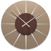 Zegar ścienny wenge Extreme L CalleaDesign 10-326-89