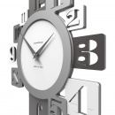 Zegar ścienny z dużymi cyframi Onyx CalleaDesign 10-132-1