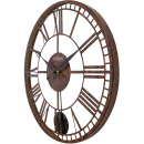 Zegar ścienny z wahadłem London 50 cm Nextime brązowy 3281 BR