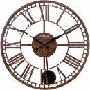 Zegar ścienny z wahadłem London 50 cm Nextime brązowy 3281 BR