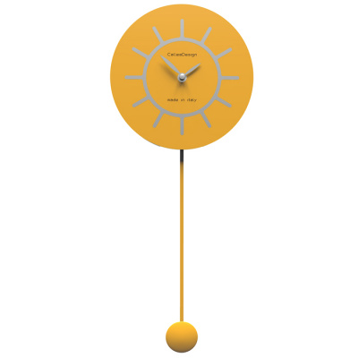 Zegar ścienny z wahadłem Philip CalleaDesign melon 11-007-62