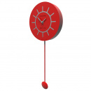 Zegar ścienny z wahadłem Philip CalleaDesign pomarańczowy 11-007-63