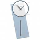 Zegar ścienny z wahadłem Sherlock CalleaDesign błękitny 11-005-41