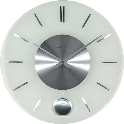 Zegar ścienny z wahadłem Stripe Nextime 40 cm 3145