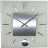 Zegar ścienny z wahadłem Stripe Nextime 40 x 40 cm 3146