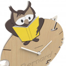 Zegar Sowa z grawerem dla dziecka CalleaDesign 57-10-13