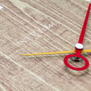 Zegar z białym słowikiem Nextime Nightingale 30 cm 5220 WI