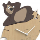 Zegar z grawerem imienia dziecka Niedźwiedź CalleaDesign 57-10-15