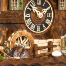 Zegar z kukułką dom w stylu górskim, 8-dniowy mechanizm, Schwarzwald Hones 55 cm HS-86740T