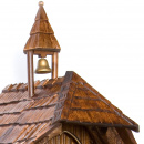 Zegar z kukułką dom w stylu górskim, 8-dniowy mechanizm, Schwarzwald Hones 55 cm HS-86740T