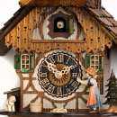 Zegar z kukułką domek w lesie z regionu Schwarzwald Hones 30 cm HS-1294
