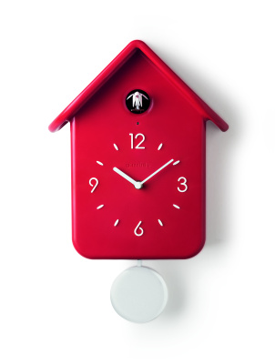 Zegar z kukułką Guzzini QQ czerwony 1686.02.55