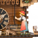 Zegar z kukułką, kołem młyńskim i dzwoniącą wieśniaczką Hones 35 cm HS-619M