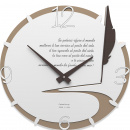 Zegar z sentencją idealny na prezent CalleaDesign Chocolate 59-10-9-69