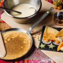 Zestaw do naleśników patelnia, łopatka, pędzielek de Buyer B Element D-5615-01