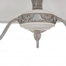 Żyrandol 3 żarówki z jednym, dużym abażurem ozdobionym koronką Bouquet Maytoni ARM023-PL-03-S