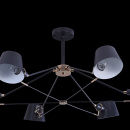 Żyrandol Abigail czarny Maytoni Modern MOD134PL-06B