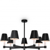 Żyrandol czarne klosze metalowe Tet-a-tet Maytoni Modern MOD104PL-07B