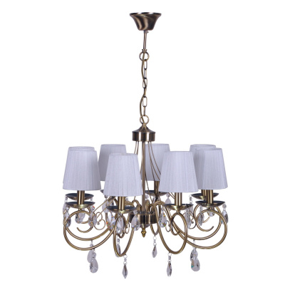 Żyrandol Dynasty na 8 żarówek 40W Candellux 38-09111