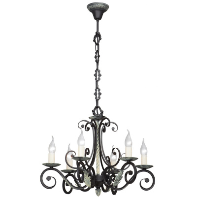 Żyrandol klasyczny, bogato zdobiony, na łańcuchu, 6 ramion Vitaluce VE1639/6