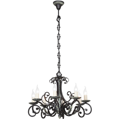 Żyrandol klasyczny, bogato zdobiony, na łańcuchu, 8 ramion Vitaluce VE1639/8