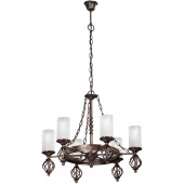 Żyrandol klasyczny z cylindrycznymi kloszami Vitaluce VE4339-7/6