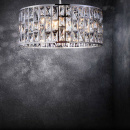 Żyrandol kryształowe sztaby w ramce chrom Gelid Maytoni Modern MOD184-PL-04-CH