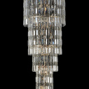 Żyrandol kryształowy bardzo duża kaskada zwisająca Niagara Maytoni Classic DIA003-PT50-G