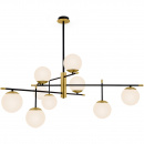 Żyrandol kule do salonu, regulowane ramiona Nostalgia Maytoni Modern MOD048PL-09G