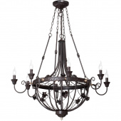 Żyrandol kuty w stylu klasycznym na 8 żarówek Vitaluce VE1006/8