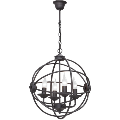 Żyrandol metalowa kula Vitaluce VE4076/4