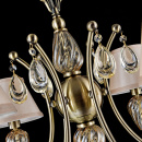 Żyrandol Murano, szampańskie kryształy Maytoni Classic RC855-PL-06-R