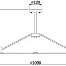 Żyrandol nowoczesny Abigail biały Maytoni Modern MOD134PL-06W