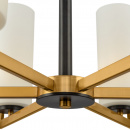 Żyrandol szklane, cylindryczne klosze Fortano Maytoni Modern MOD089PL-06BS