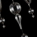 Żyrandol szklany, półprzezroczyste abażury Bubble Dreams Maytoni Modern MOD603-08-N