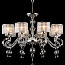 Żyrandol szklany, półprzezroczyste abażury Bubble Dreams Maytoni Modern MOD603-08-N