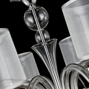 Żyrandol szklany, półprzezroczyste abażury Bubble Dreams Maytoni Modern MOD603-08-N