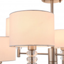 Żyrandol z regulowanymi ramionami, białe klosze Lincoln Maytoni Modern MOD527PL-06N