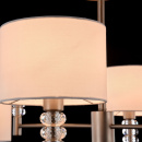 Żyrandol z regulowanymi ramionami, białe klosze Lincoln Maytoni Modern MOD527PL-06N